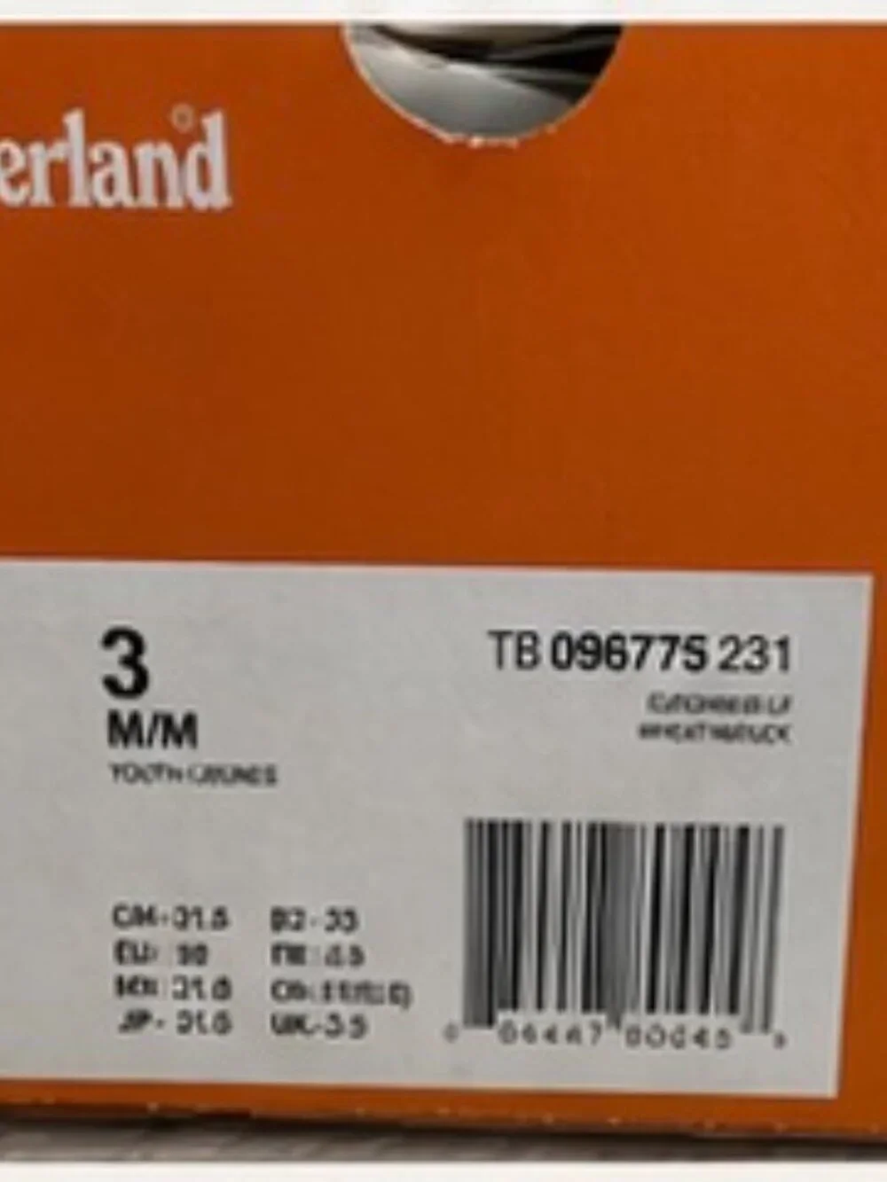 Timberland Euro Hiker Boots Youth 3Y Little Boy Wheat Nubuck NIB